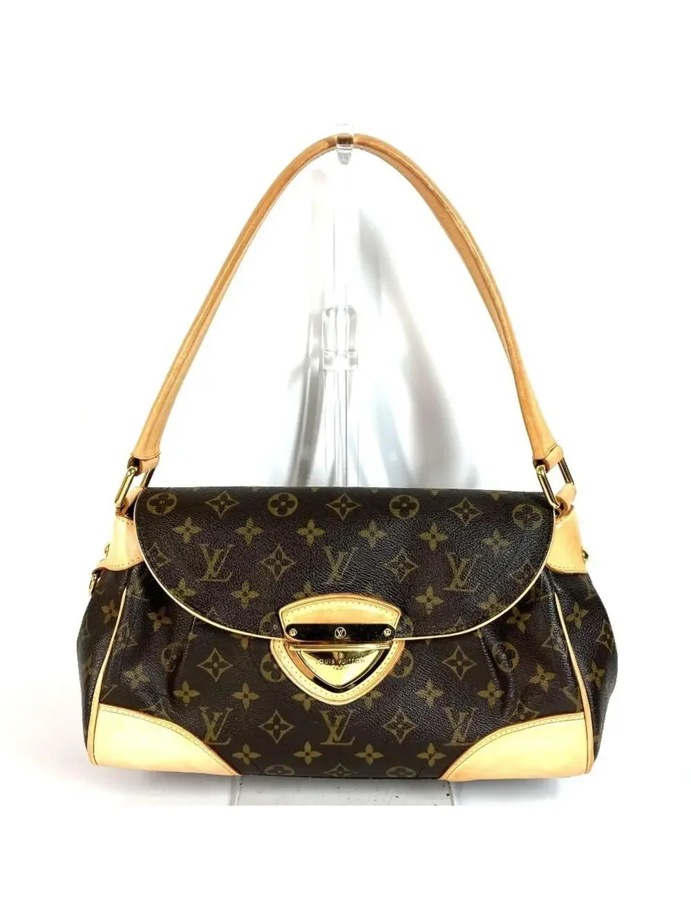 Louis Vuitton Beverly Handbag Canvas Mm #309923L11B